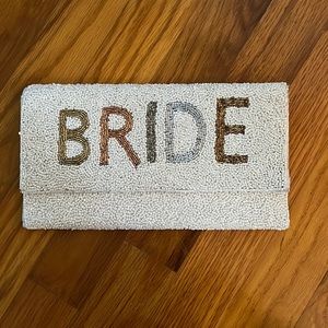 Lulu bride beaded clutch